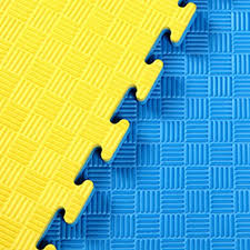 Interlocking EVA Martial Arts Floor Mat Durable Non-Slip Foam Training Mat for Home and Gym