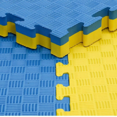 Interlocking EVA Martial Arts Floor Mat Durable Non-Slip Foam Training Mat for Home and Gym