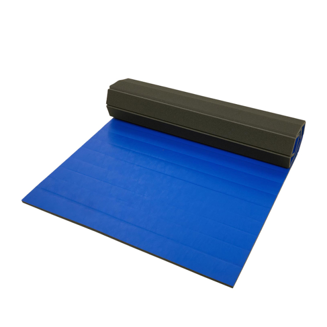 Roll Out BJJ MMA Mat for Home Gym Dojo Martial Arts Grappling Flooring PVC Leather XPE Foam Training Mat Roll