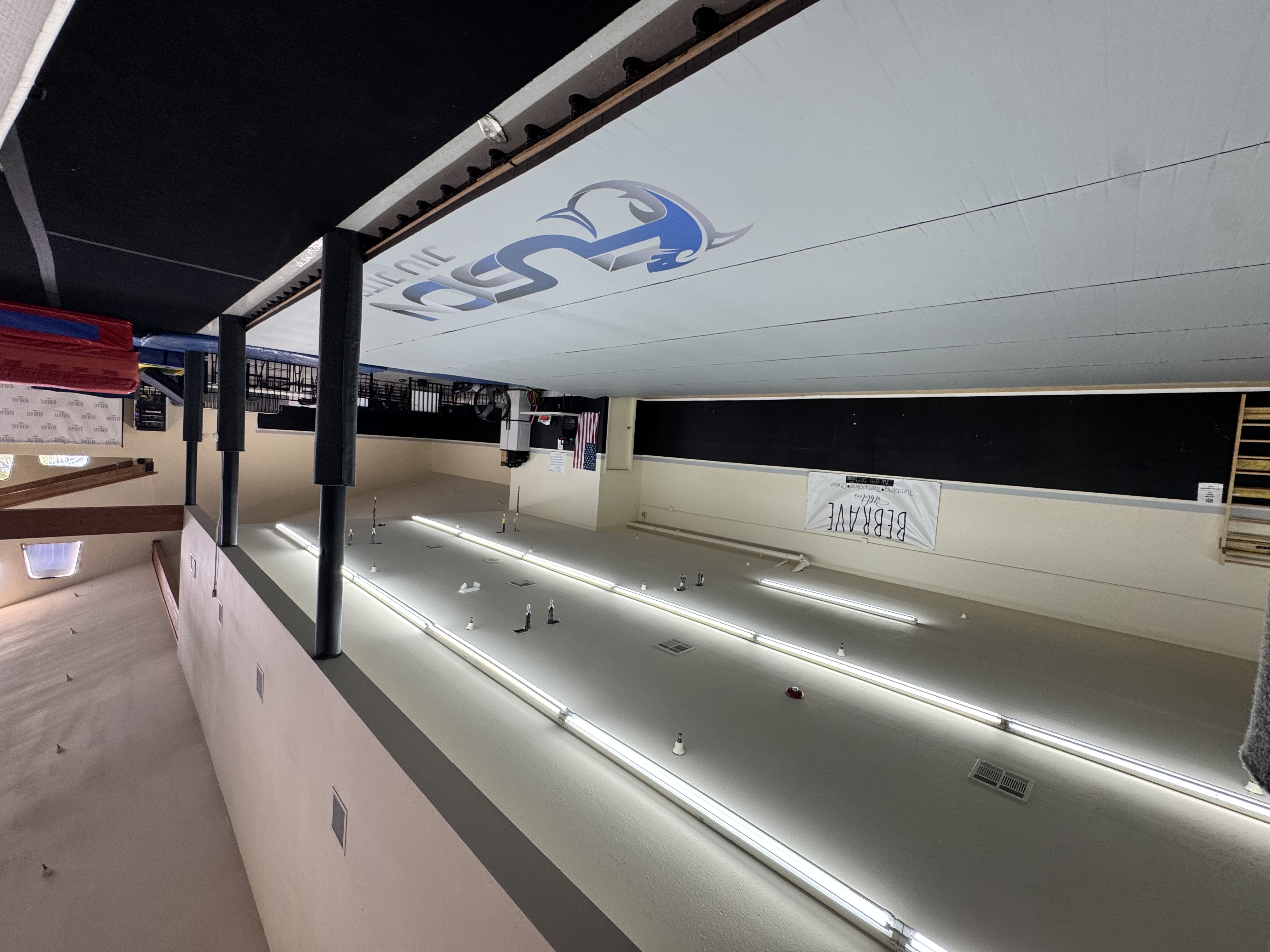 Full dojo installation view