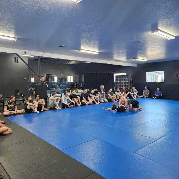 Complete dojo floor layout