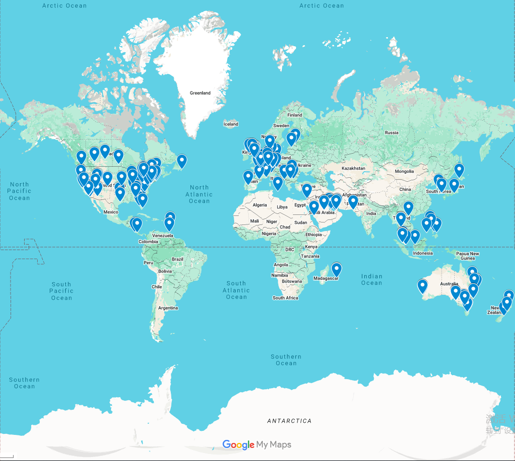 QT MAT customer map
