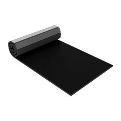 Black Smooth Surface Roll Out Mats for Premium Dojos