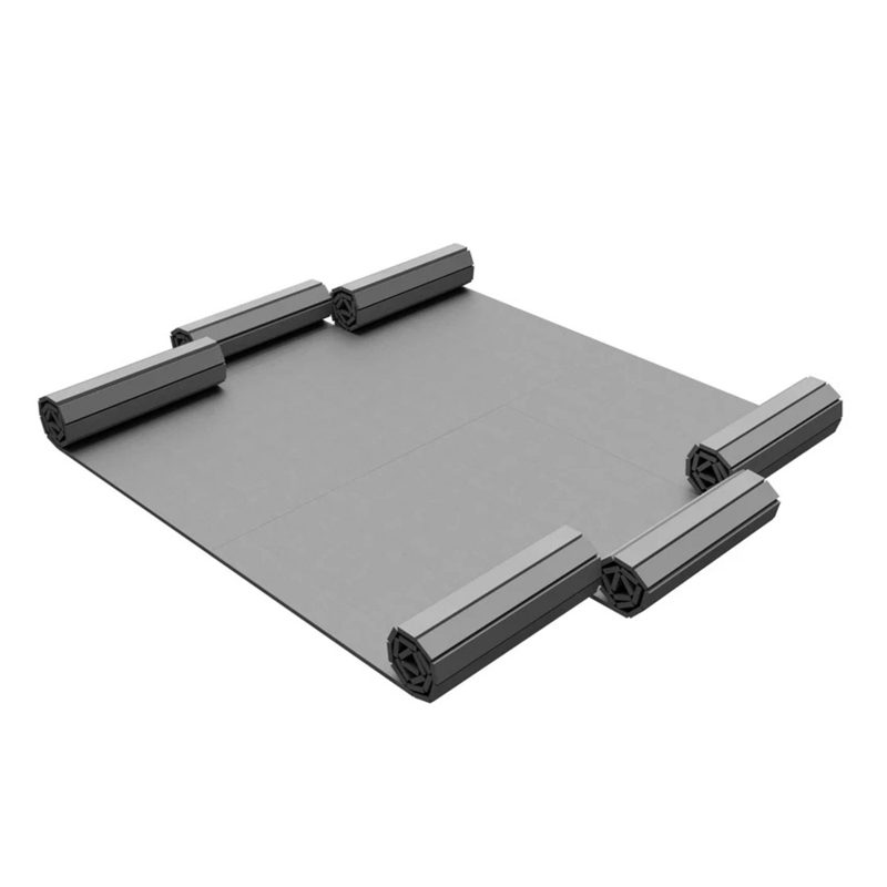 Grey Lichi Roll Out Mats for Kids Martial Arts Programs