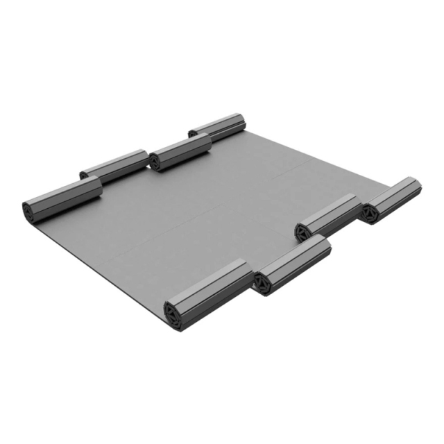 Light Grey Lichi Roll Out Mats for Wrestling and MMA Training