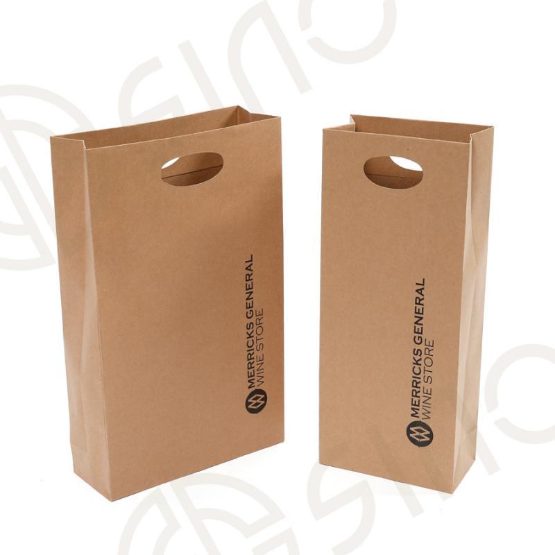 Nature Kraft Die Cut Bags