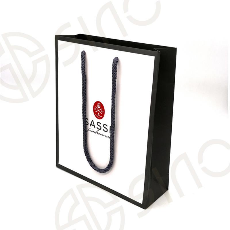 4 bottlbes matte paper bag with handle