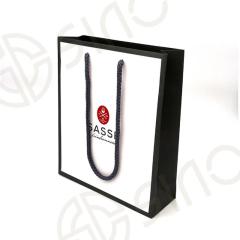 4 bottlbes matte paper bag with handle