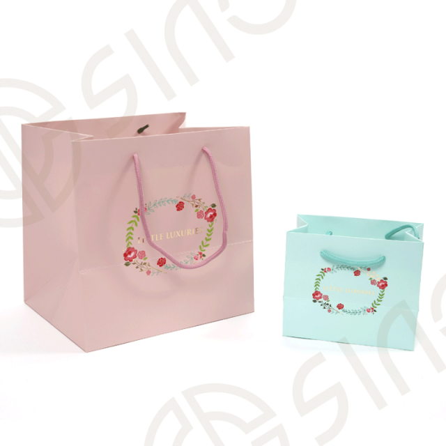 Wide Gussset Paper Shopping bags