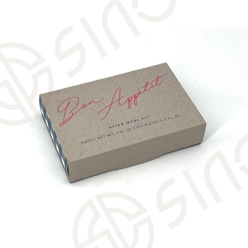 Oil blend packaging box