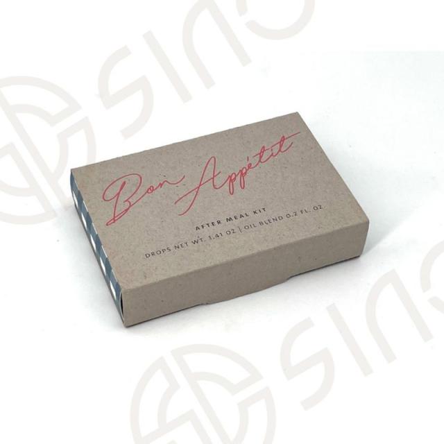 Oil blend packaging box