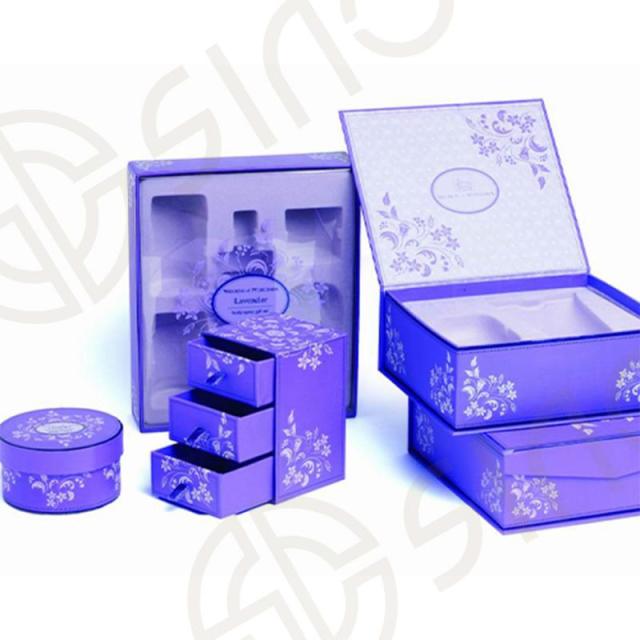 Personalized Lavender set packaging box