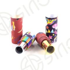 Printable empty paper lipstick tube packaging