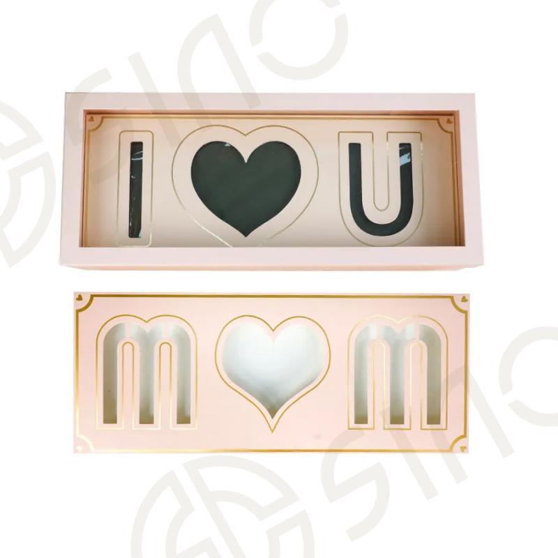 Custom size rectangle paper boxes for flower arrangements wholesale