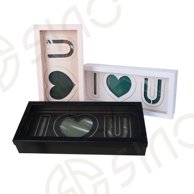 Custom size rectangle paper boxes for flower arrangements wholesale