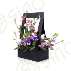 Custom size rectangle paper boxes for flower arrangements wholesale