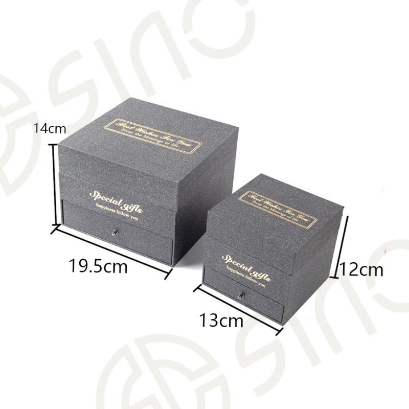 Everlasting rose bouquets paper box