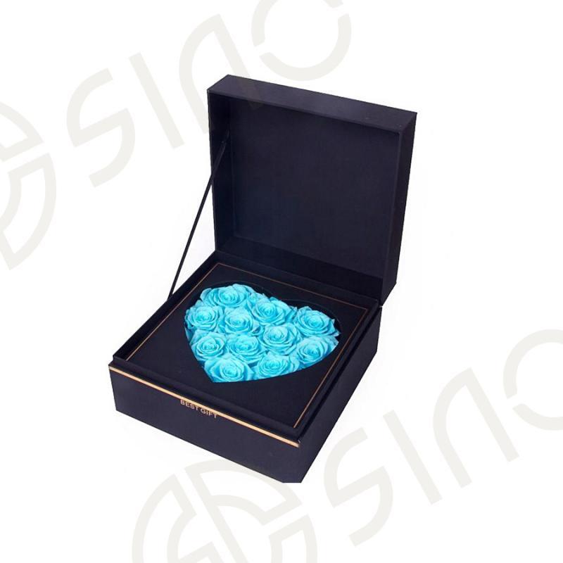 Everlasting rose bouquets paper box