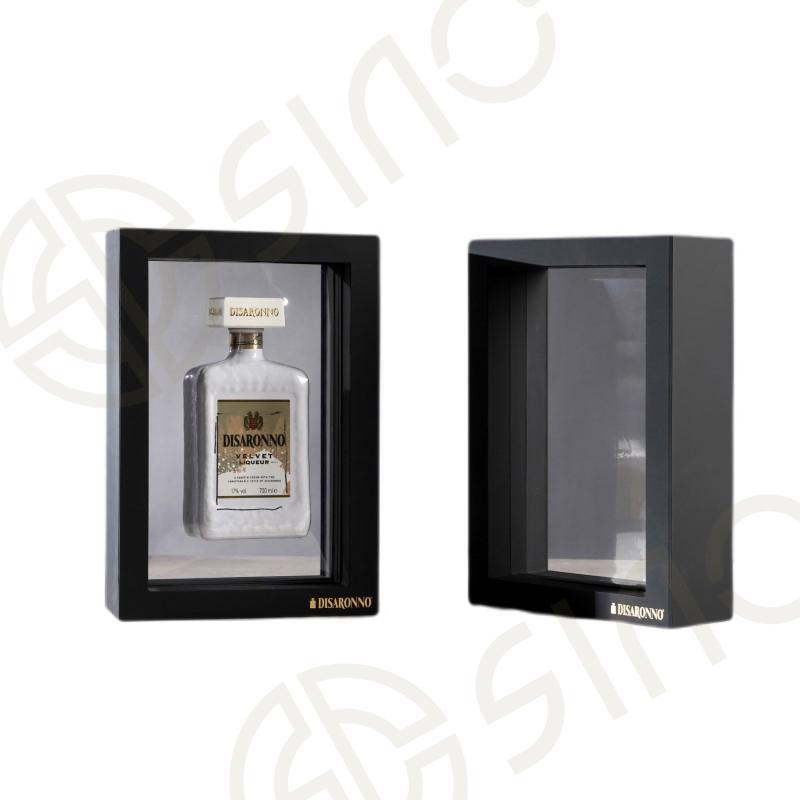 Display whisky boxes with window