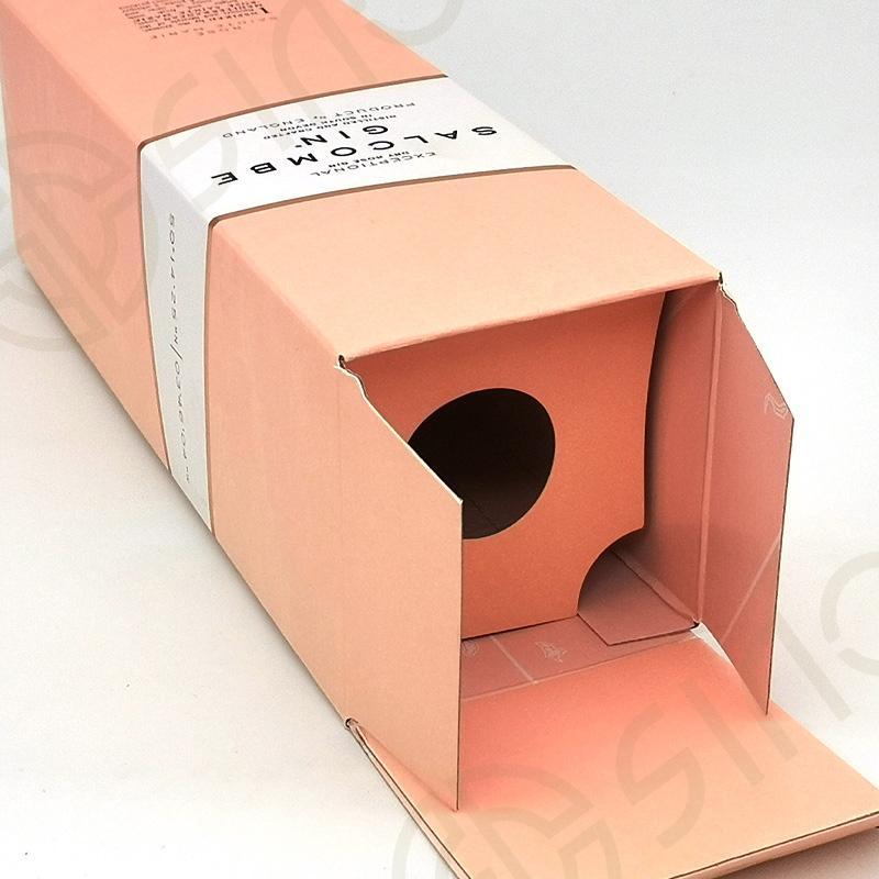 Personalized collapsible whiskey box