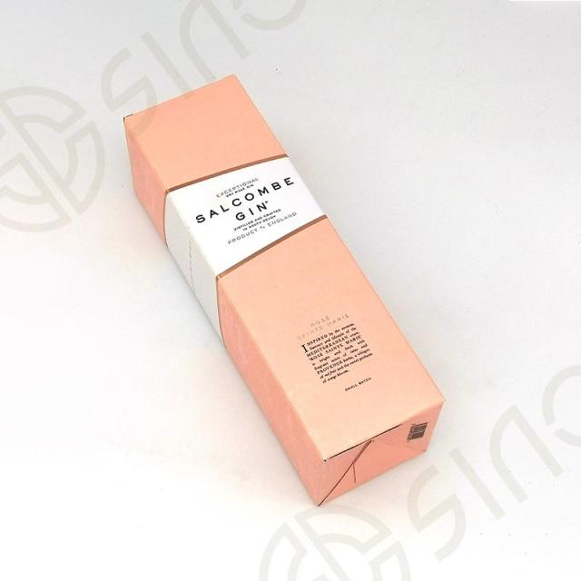 Personalized collapsible whiskey box