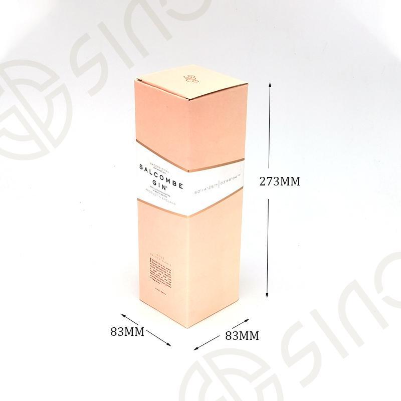 Personalized collapsible whiskey box