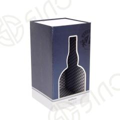 Flip top whisky boxes with cardboard insert