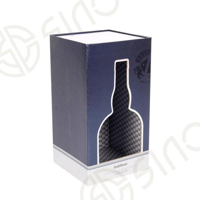Flip top whisky boxes with cardboard insert