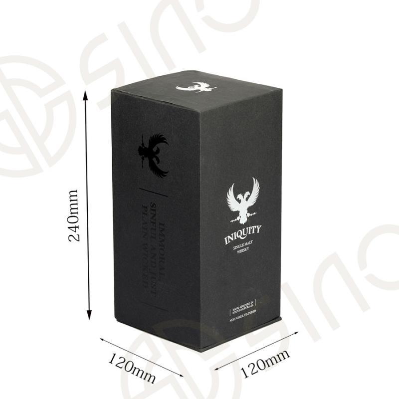 Matte black packaging box with EVA insert