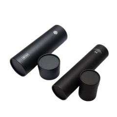 Black cylinder wine packaging paper boxes