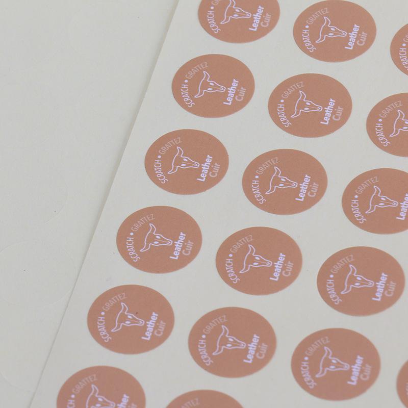 Custom scratch and sniff label & sticker
