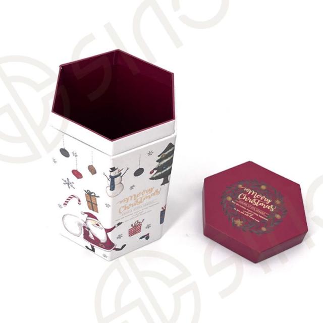 Hexagonal handmade gift box