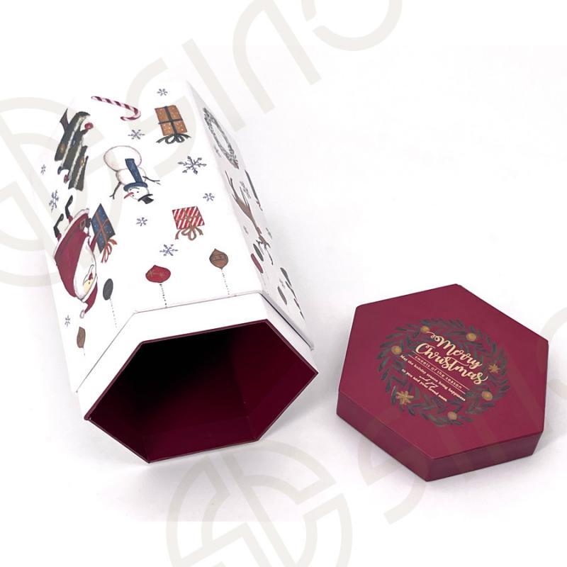 Hexagonal handmade gift box