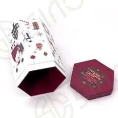 Hexagonal handmade gift box