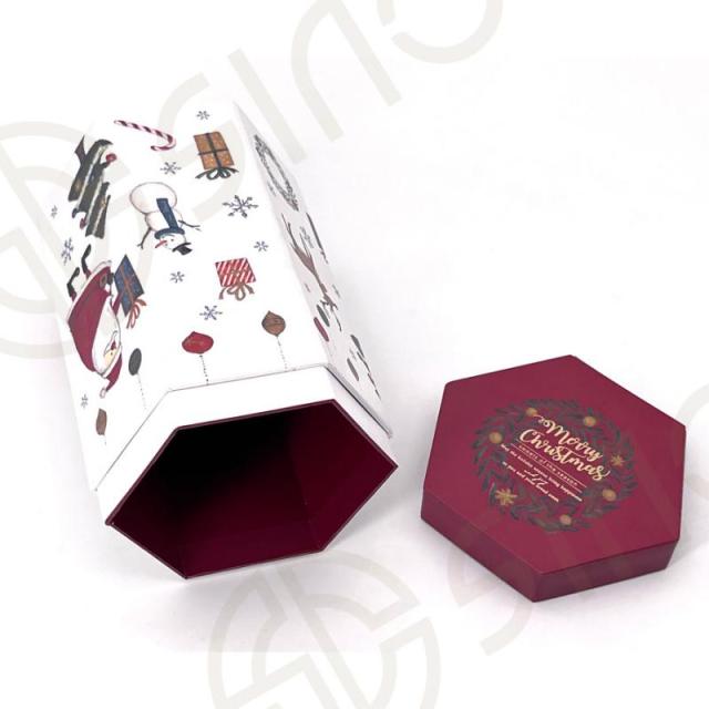 Hexagonal handmade gift box