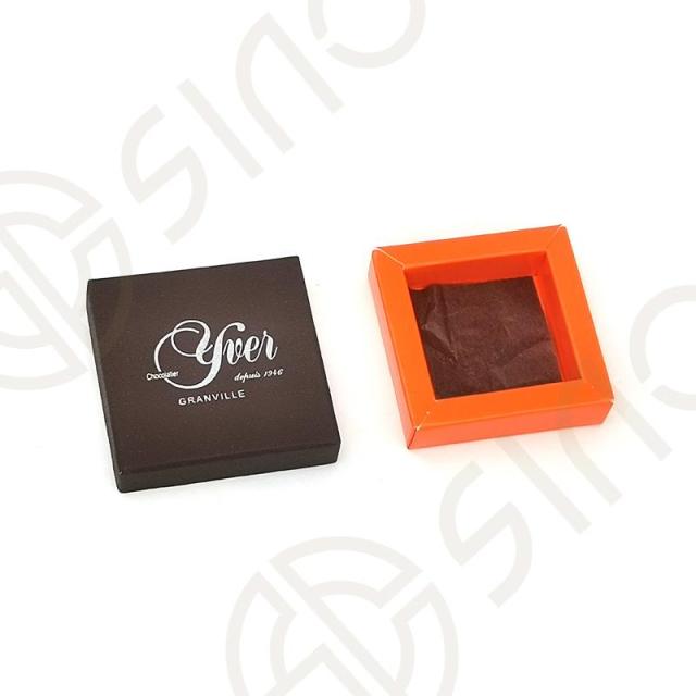 Luxurious chocolate box with lid