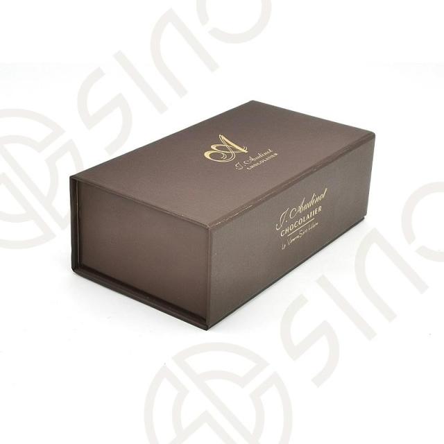 Brown 8 pc artisan chocolate bonbon box