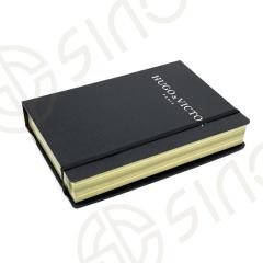 Antique book packaging box with elastic cord