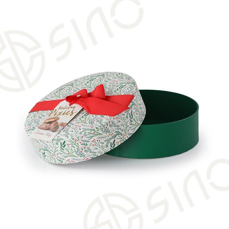 Tube chocolate boxes with ribbon