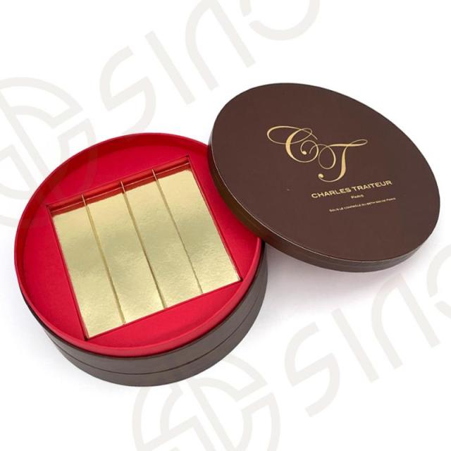 Double layers round gift box