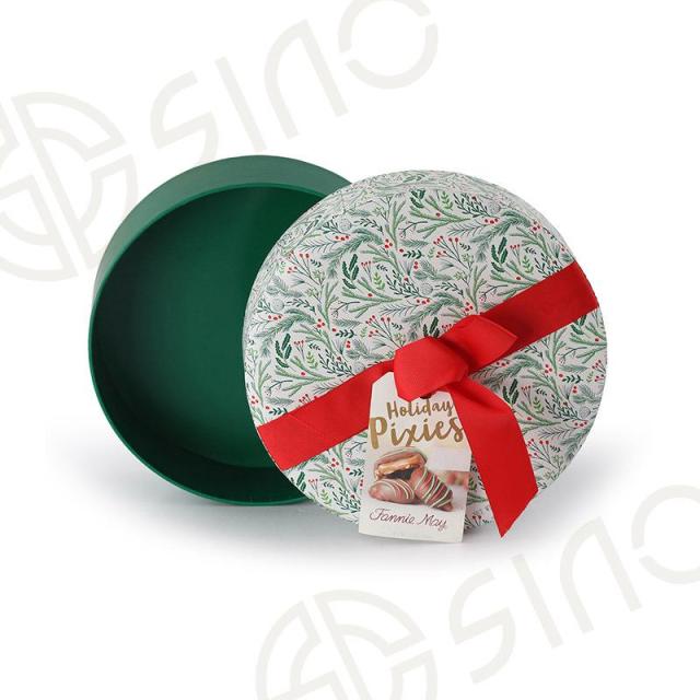 Tube chocolate boxes with ribbon