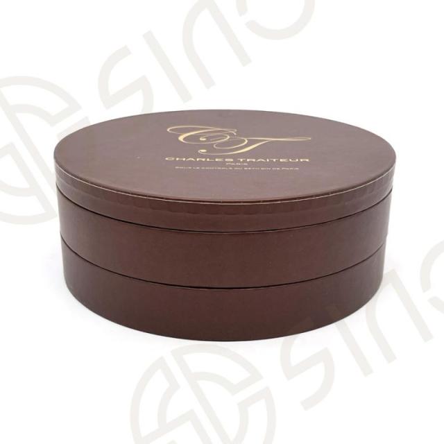 Double layers round gift box