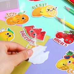 Custom Strawberry Scented Stickers