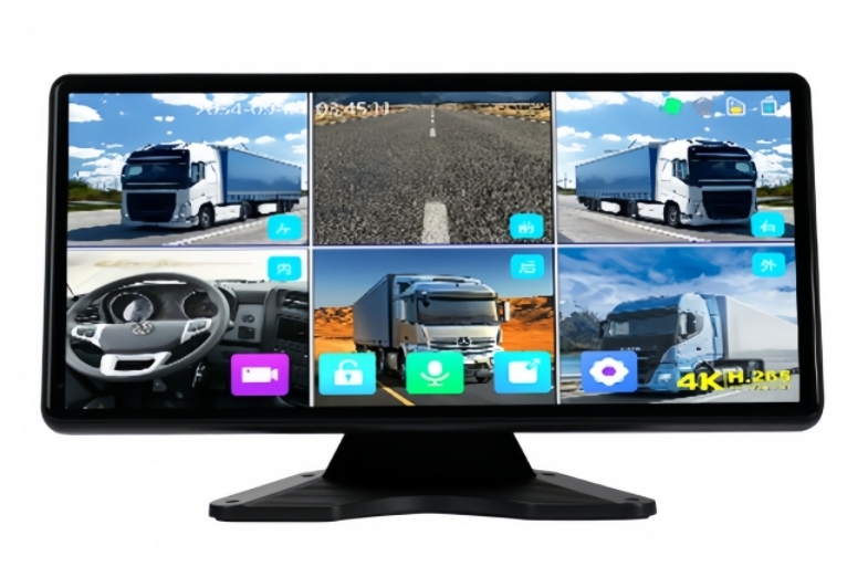 10.36inch IPS Touch Screen Monitor Supports Loop Recording FM Bluetooth 4CH 5CH 6CH HD AHD Cameras Input  and Local (USB) Entertainment Video Playback  (BSD Optional)