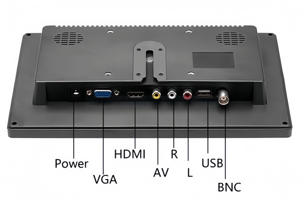 10inch TFT LCD HD Digital Screen Built with  DC Power / AV / VGA / HDMI /BNC Port TV Monitor / PC Monitor / CCTV Monitor /  Car LCD Monitor Reversing Priority