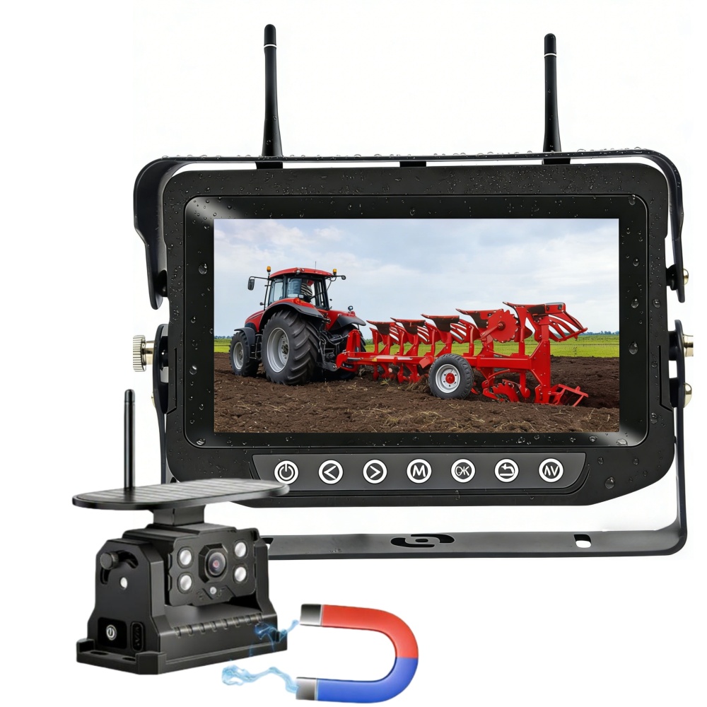 HD Digital Wireless AG Vision AG Monitors and Cameras Vision System 7inch HD Monitor Camera System, Video Recording Monitor Camera HD System