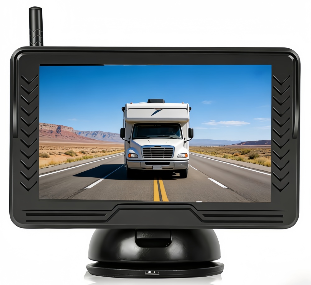 Wireless Reversing Monitor Kit  and HD 720P 2x Reversing Camera 12V-24V Car Display Parking Monitor Safety Driving System
