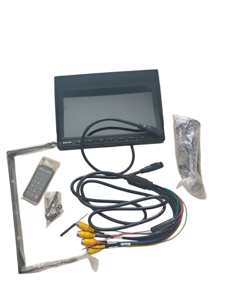 CE Certified 4CH Video Input 10inch LCD Monitor AHD AG Vision Monitor Camera System Parking Reversing Observation Camera Rearview System Kit