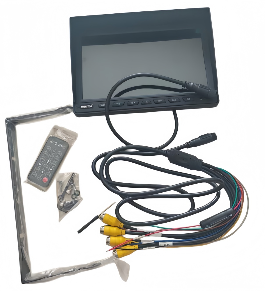 CE Certified 4CH Video Input 10inch LCD Monitor AHD AG Vision Monitor Camera System Parking Reversing Observation Camera Rearview System Kit