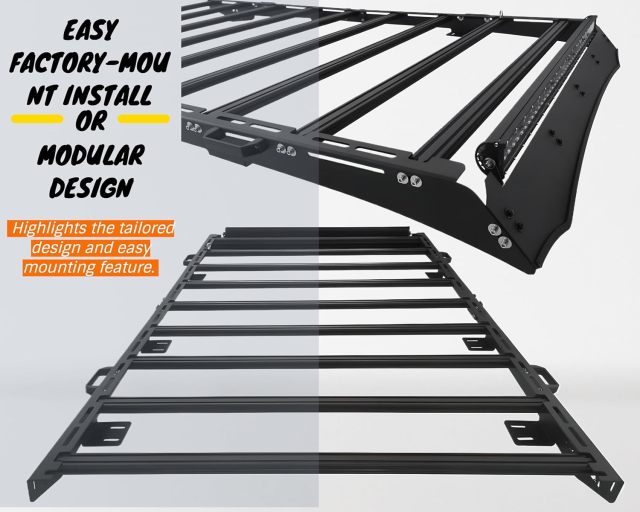 Roof Rack for GX460 2010-2023,Roof Rack for GX460 2010-2023 - High-Strength Aluminum, Easy Install with Factory Mounts,ShanTec Auto Parts